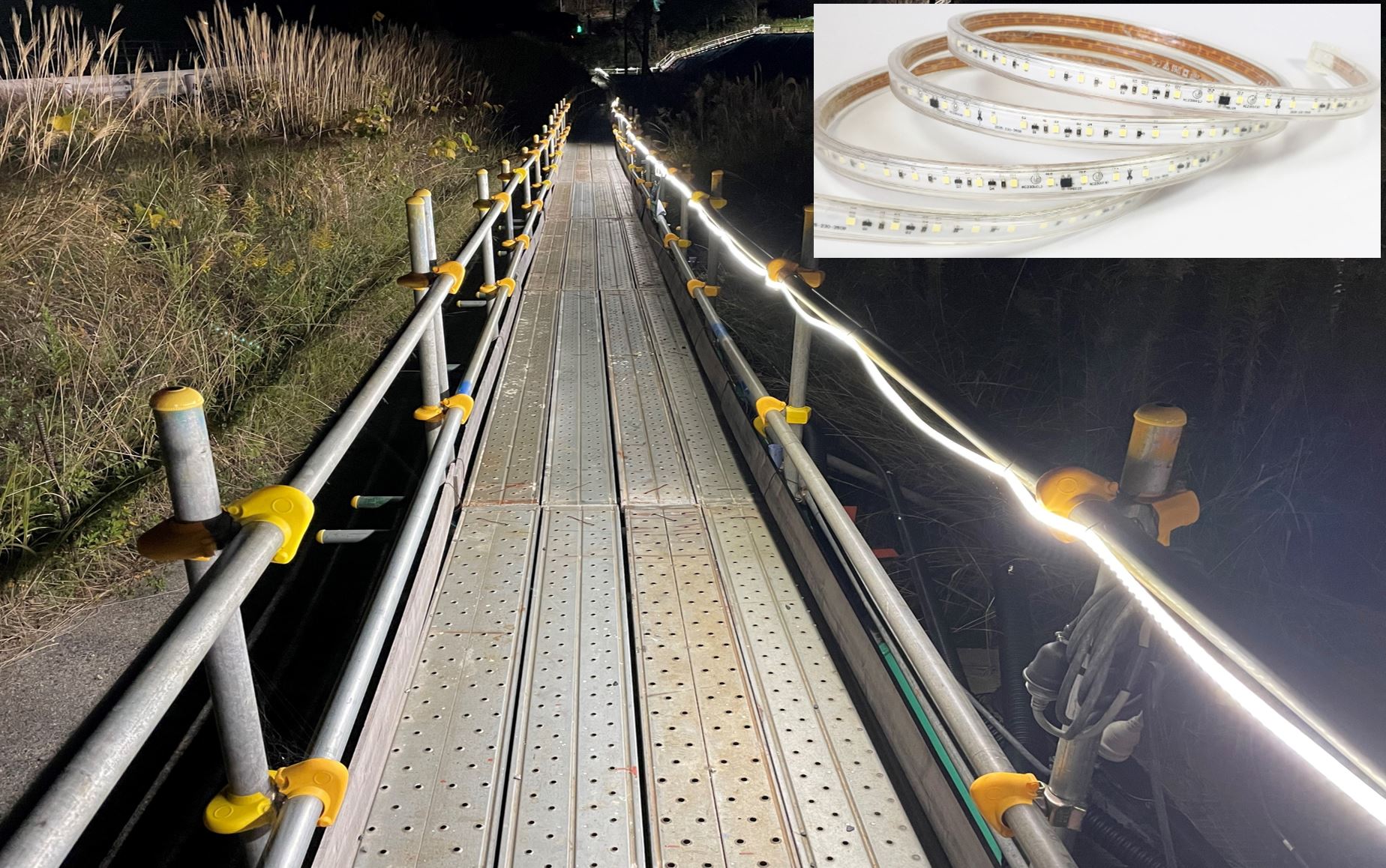 高照度LED帯ライト | 皆元商事（株） | 建設資材・工法選定の比較なら建設MiL